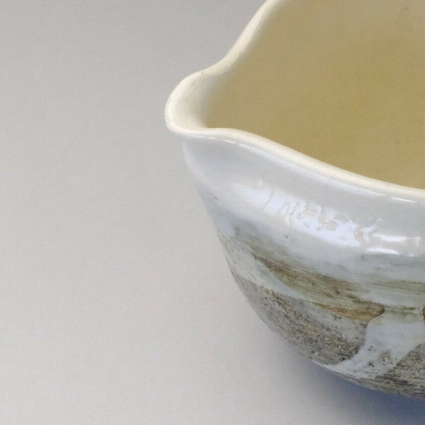白流し 片口抹茶碗 美濃焼(日本製)