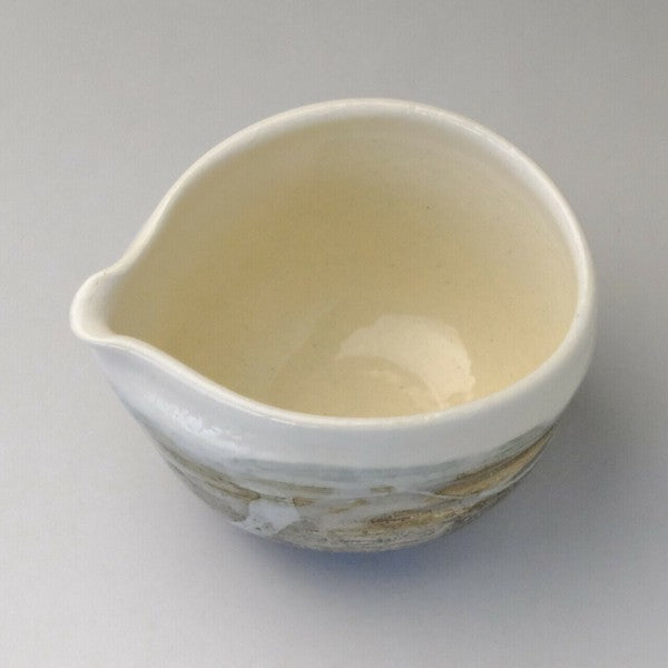 白流し 片口抹茶碗 美濃焼(日本製)