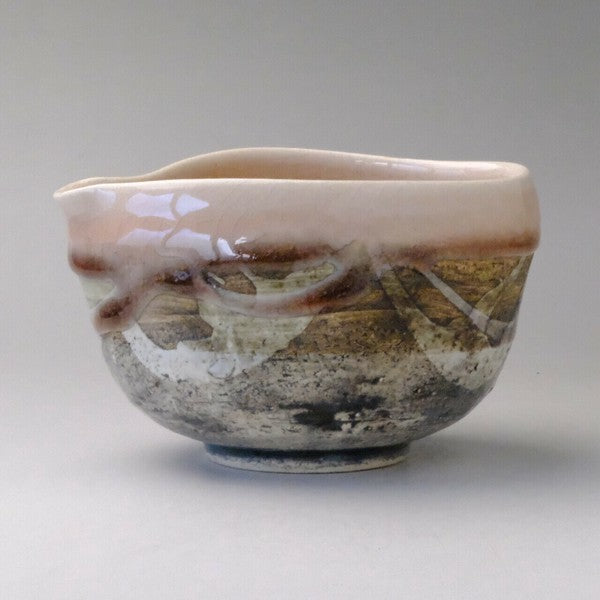 ピンク 片口抹茶碗 美濃焼(日本製)