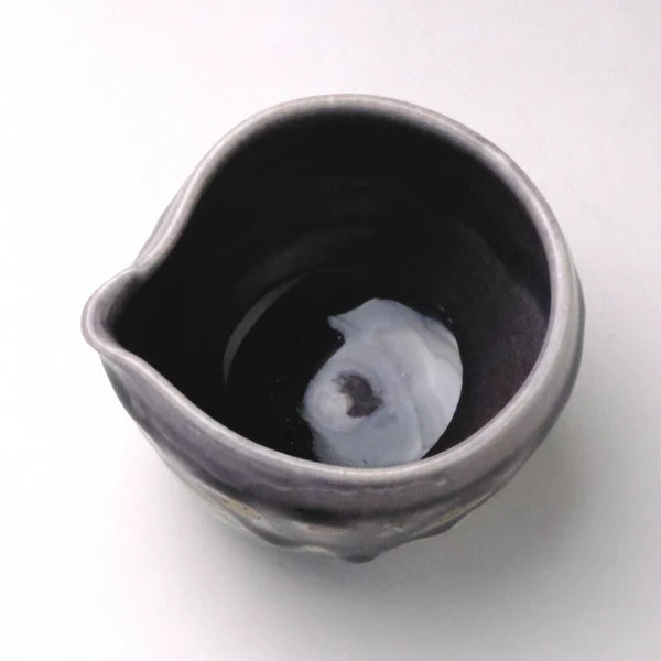 紫 片口抹茶碗 美濃焼(日本製)
