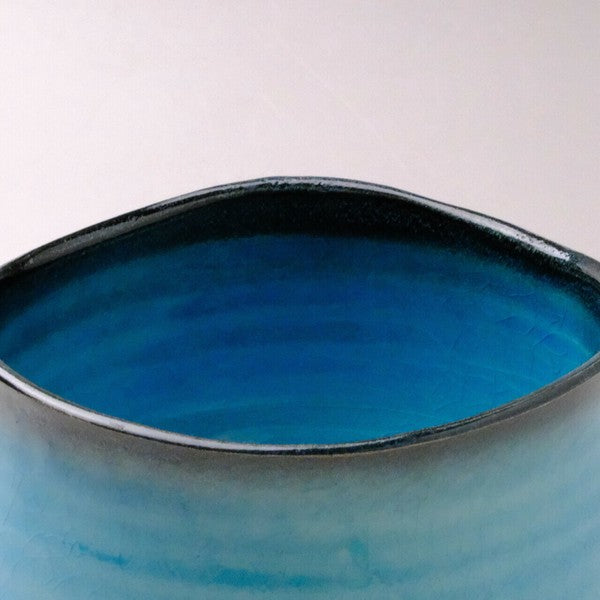 渕巻青貫入 抹茶碗 美濃焼(日本製)