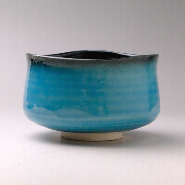 渕巻青貫入 抹茶碗 美濃焼(日本製)