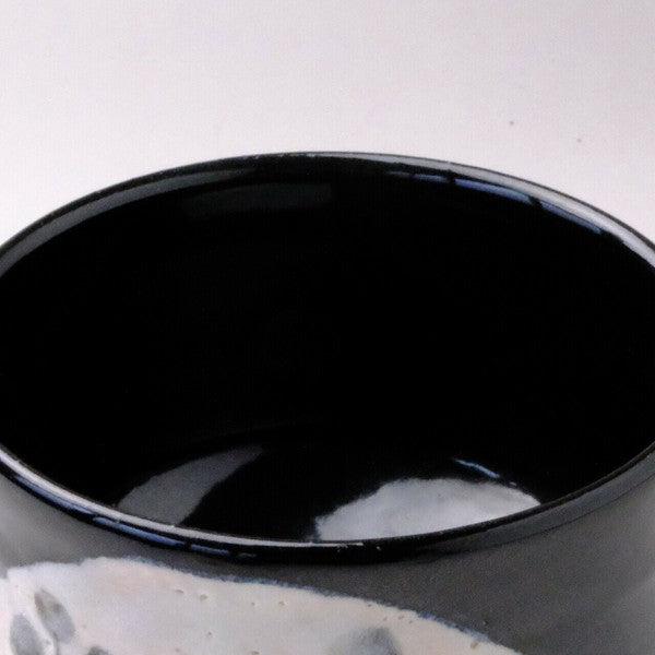 黒織部 抹茶碗 美濃焼(日本製)