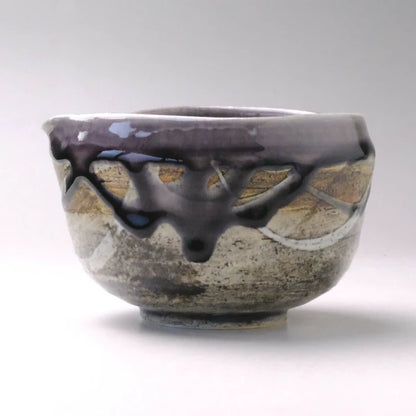 紫　片口抹茶碗　美濃焼（日本製）
