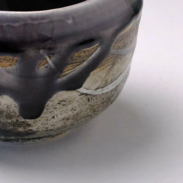 紫　片口抹茶碗　美濃焼（日本製）