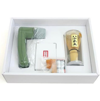 【BTO】CHARAKU, Japanese Handheld Electric Matcha Whisk/Frother with Bamboo Chasen Made in Japan