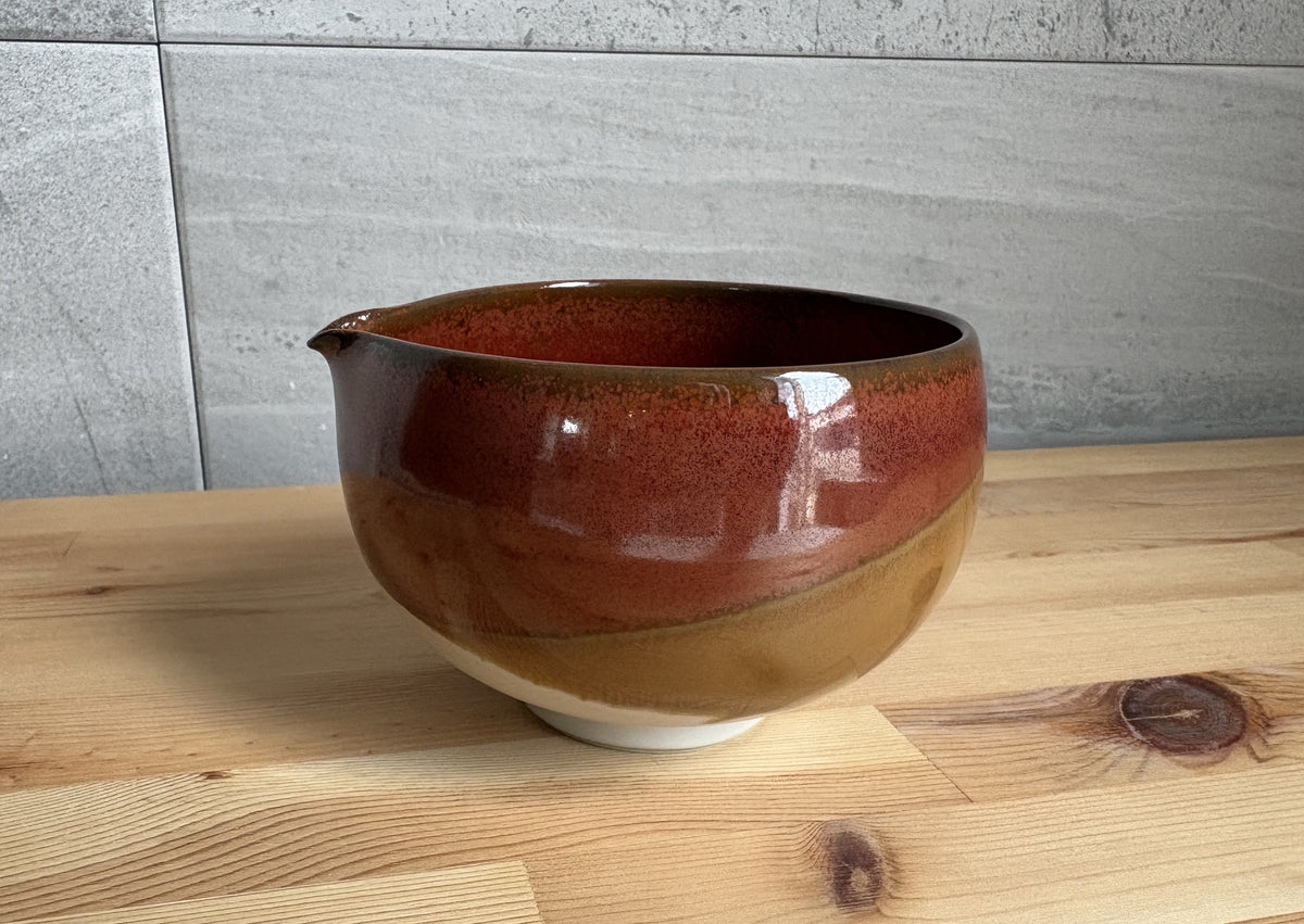 Katakuchi Matcha Bowl (Red)