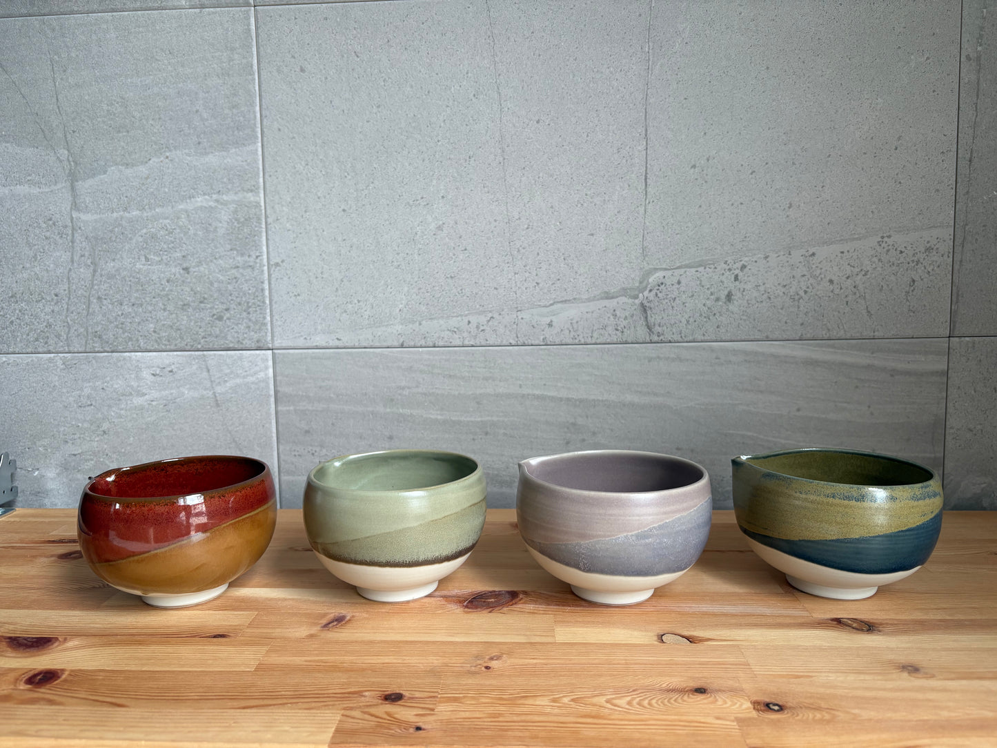 Katakuchi Matcha Bowl (Green)